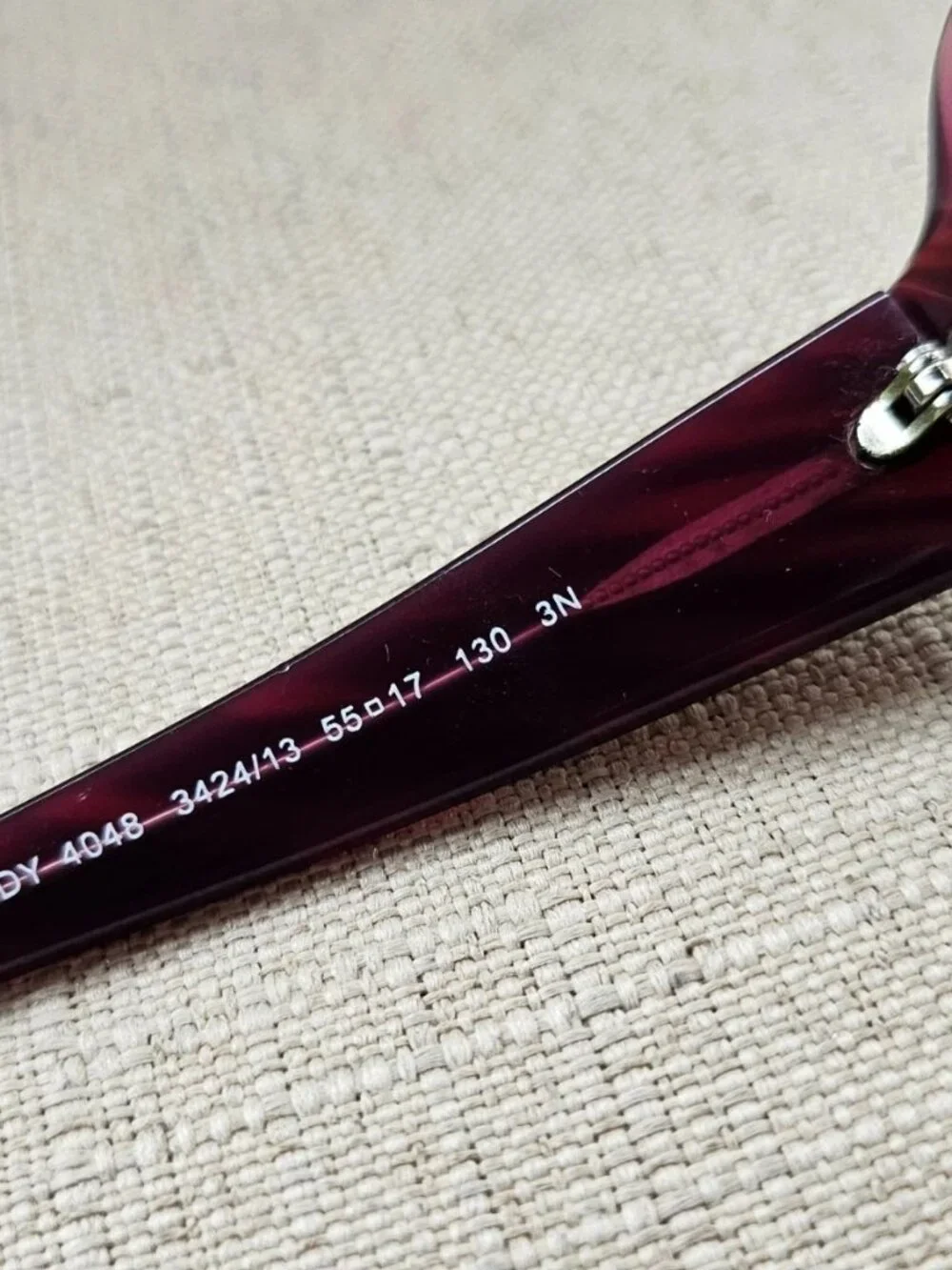Vintage DKNY Women Eyeglasses Frame Purple/Brown Tone Eyewear Glasses DY4048